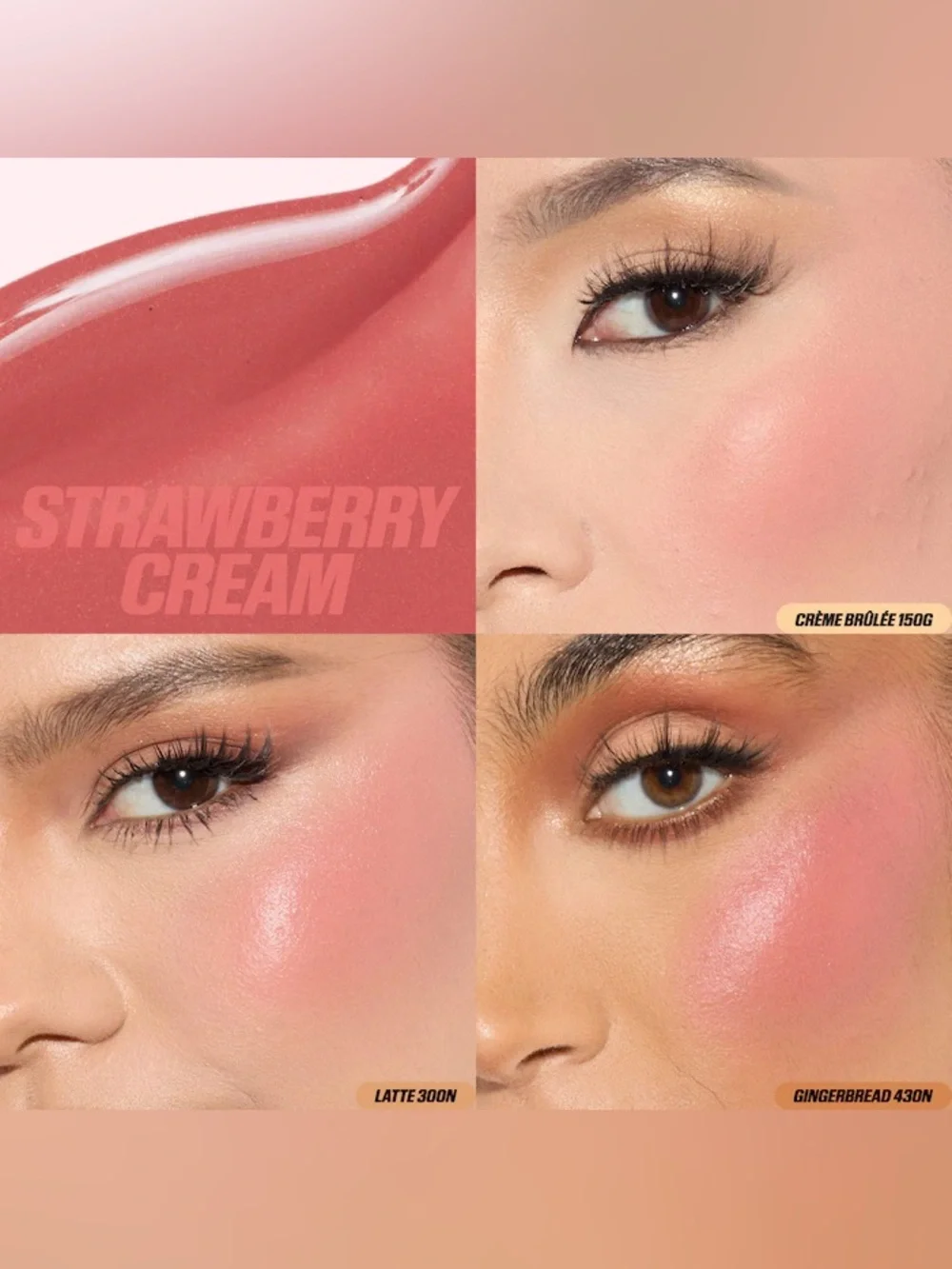 HUDA BEAUTY Blush Filter Soft Glow Liquid Blush Strawberry Cream